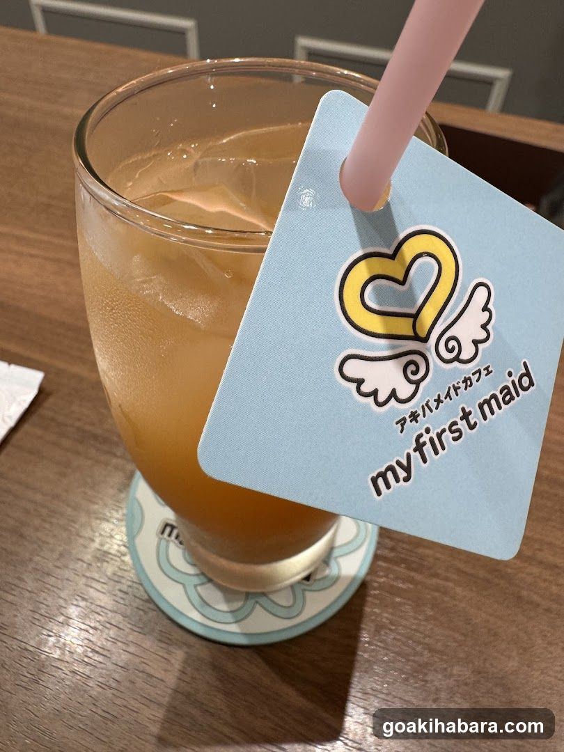 Maid Cafe Drink with Tag