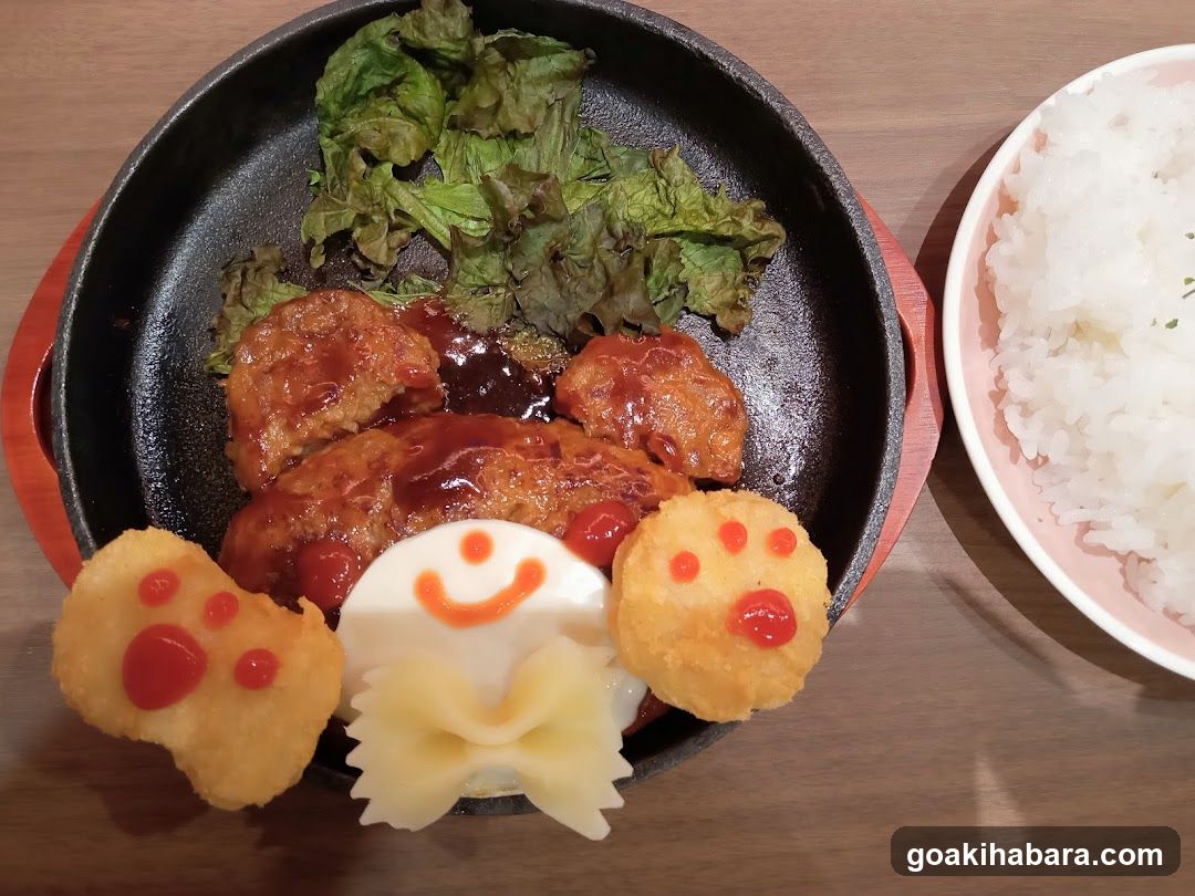 Katsu Don with Creative Garnish