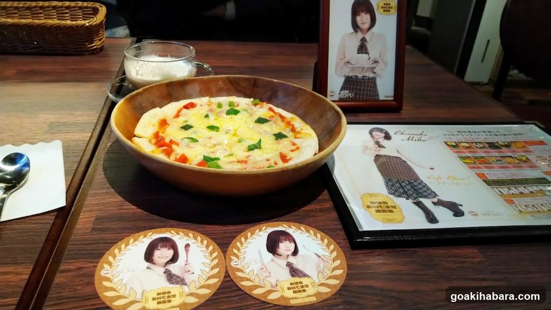 Pizza with Character Merchandise