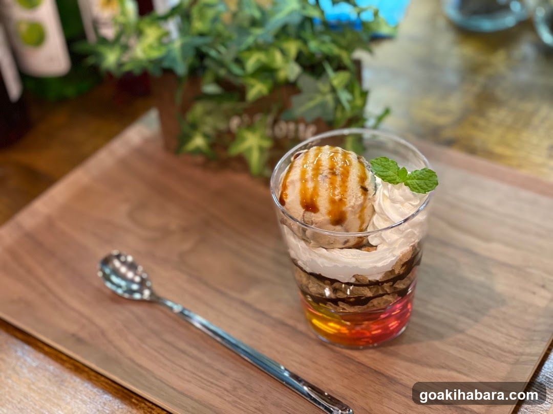 Dessert in Glass Cup