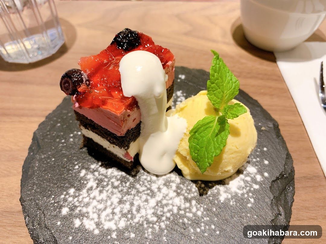 Dessert with Ice Cream