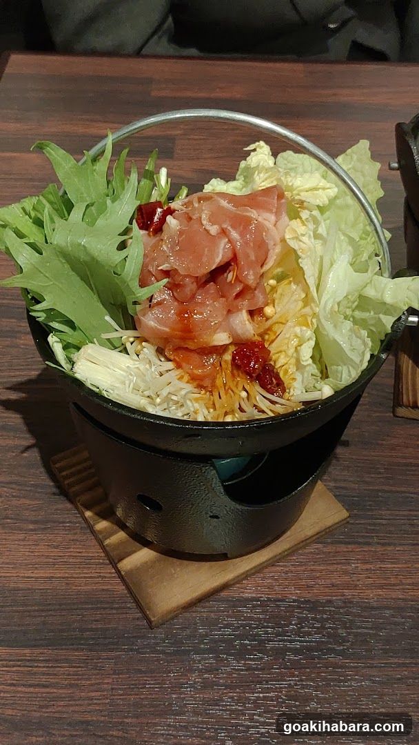 Hot Pot with Vegetables and Meat