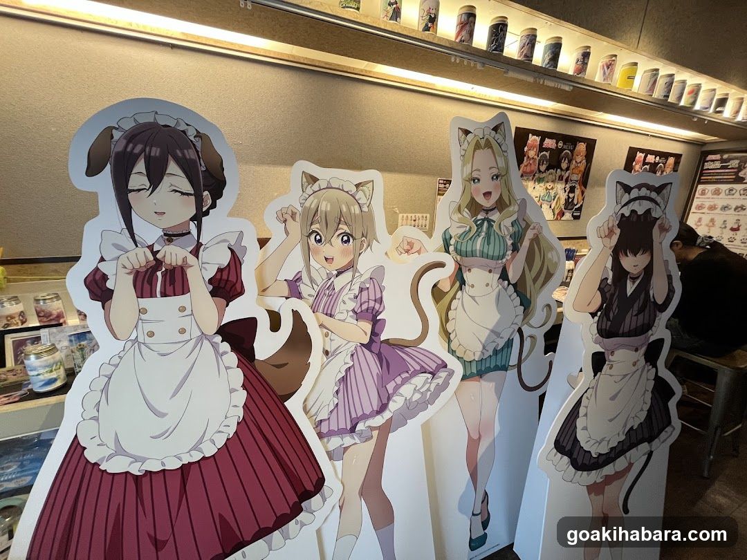 Anime Character Cutouts Display