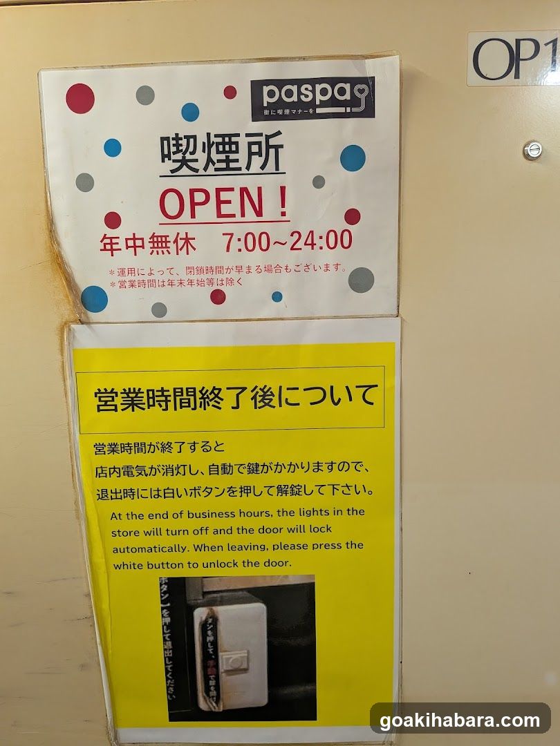 Smoking Area Signage