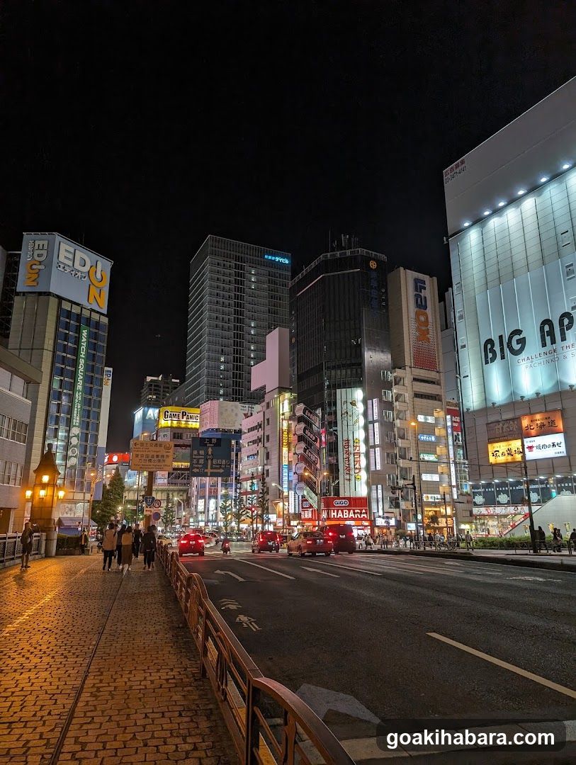 Night City Street Scene