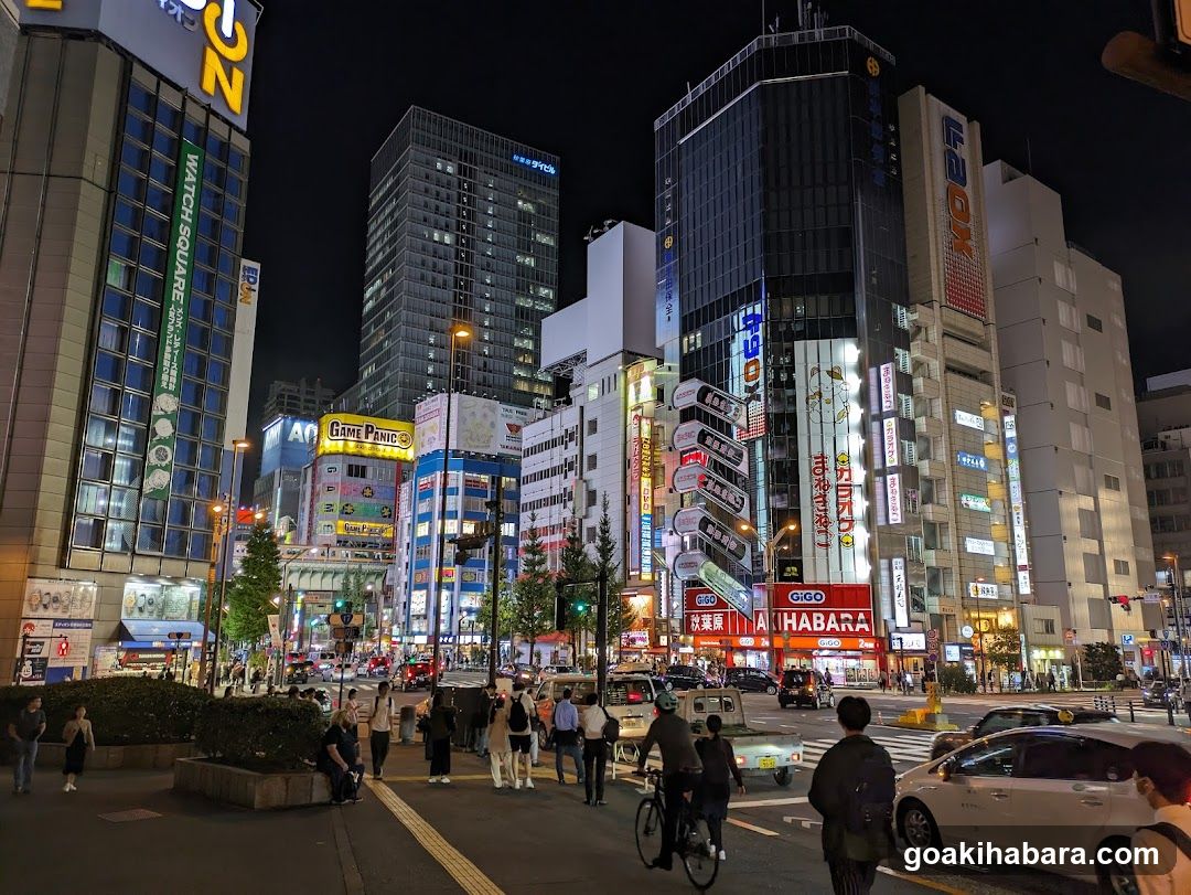 Night City Street Scene