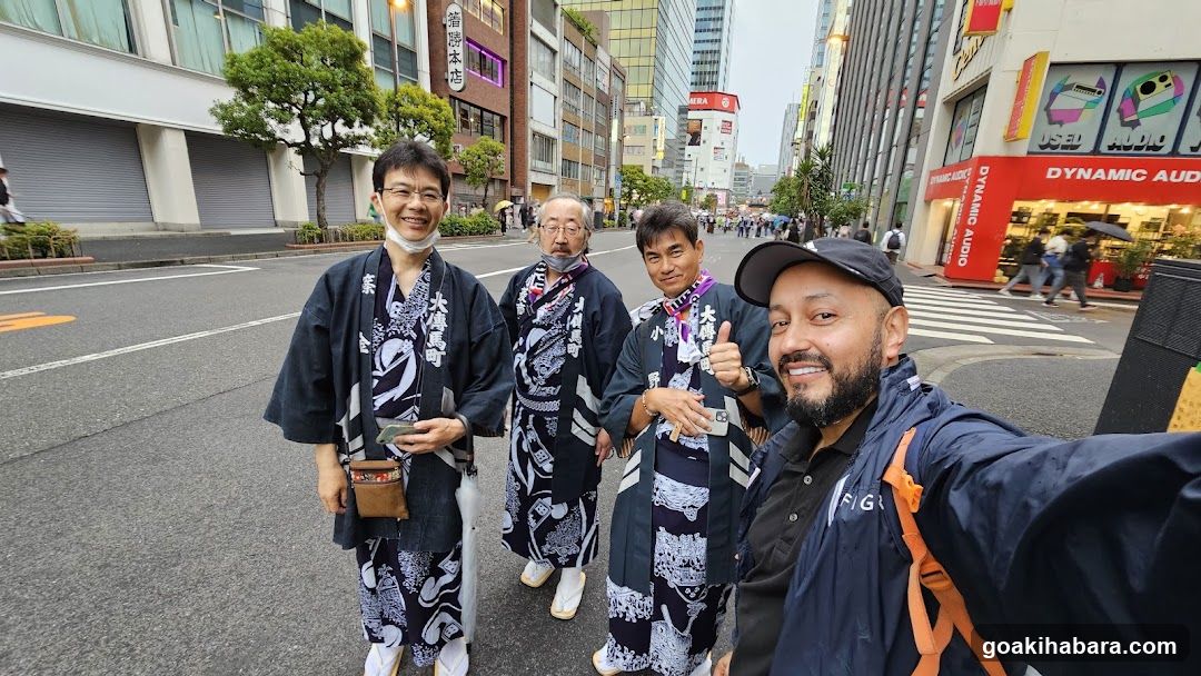 Group in Japan Street