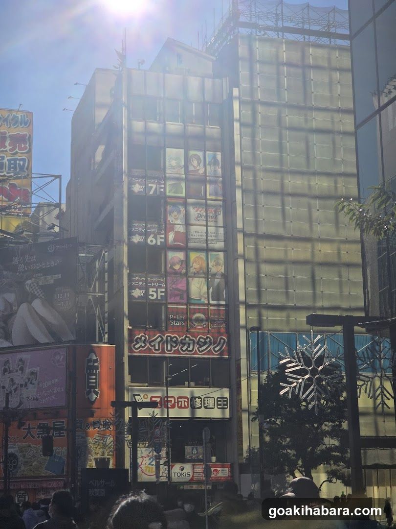Urban Street Scene with Buildings and Signage