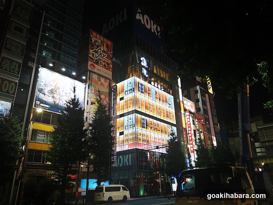 Night City Street Scene