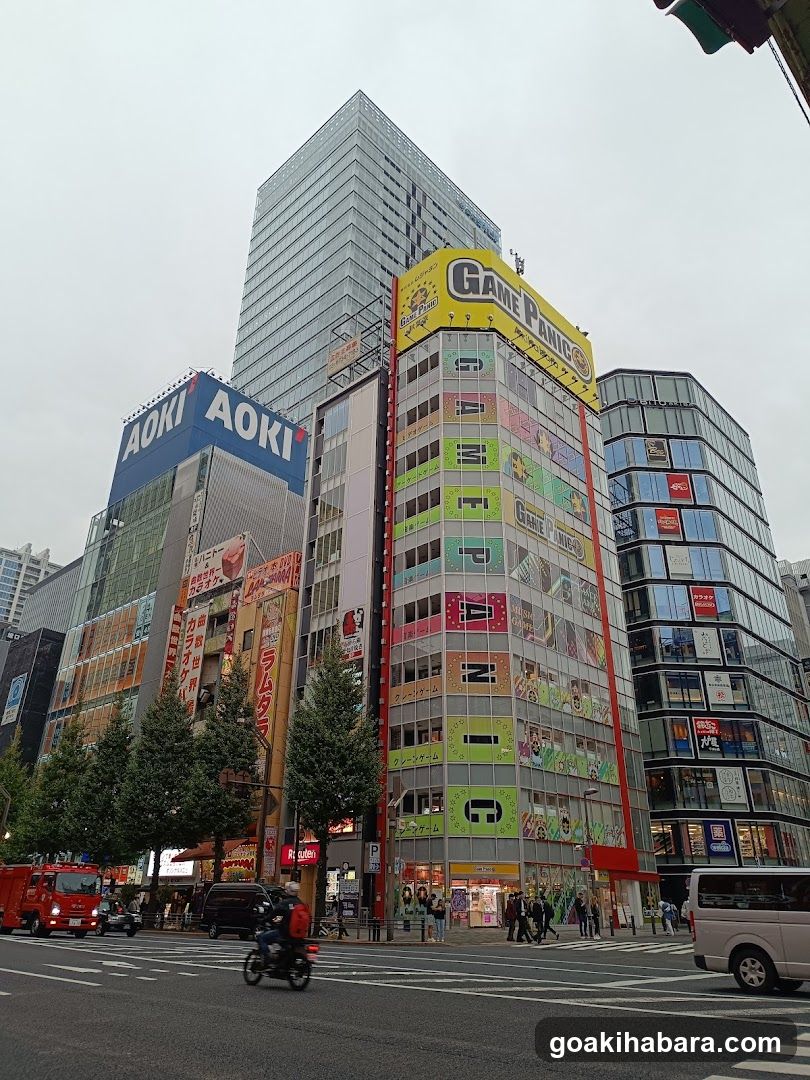 Urban Street Scene with Storefronts and Buildings