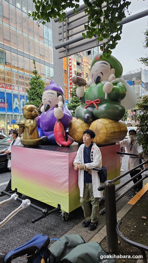 Street Festival Float with Characters