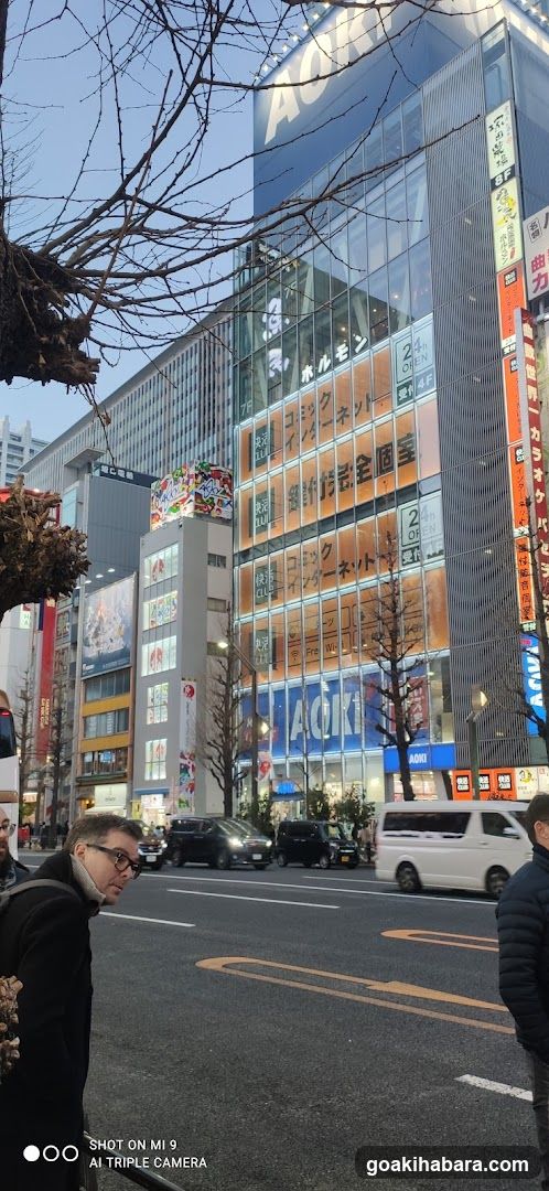 Urban Street Scene with Shopping Complex