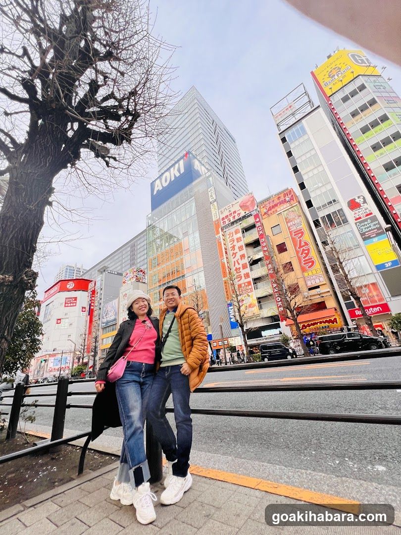 Urban Street Scene with Two People