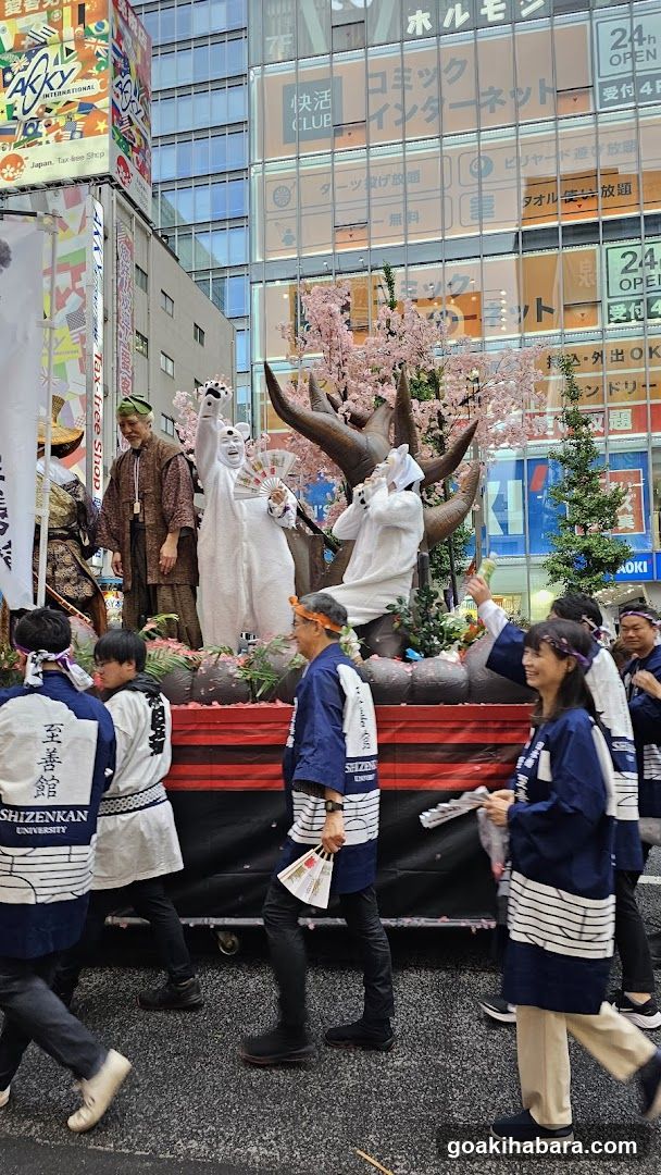 Festival Float Parade in Japan