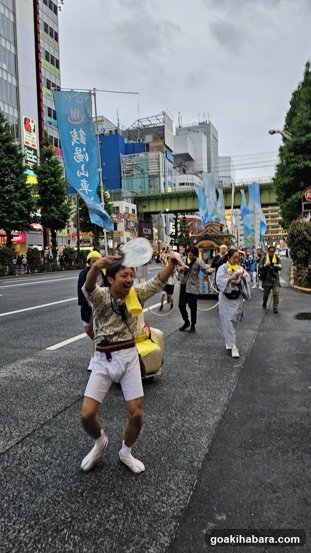 Street Festival Parade in Japan