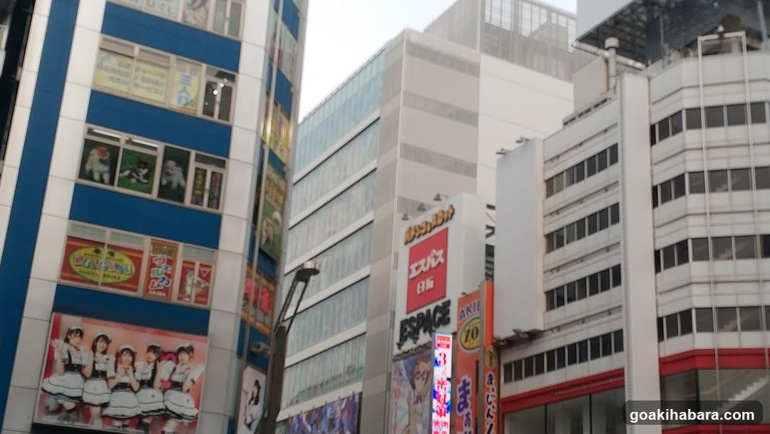 Urban Street Scene with Buildings and Signage