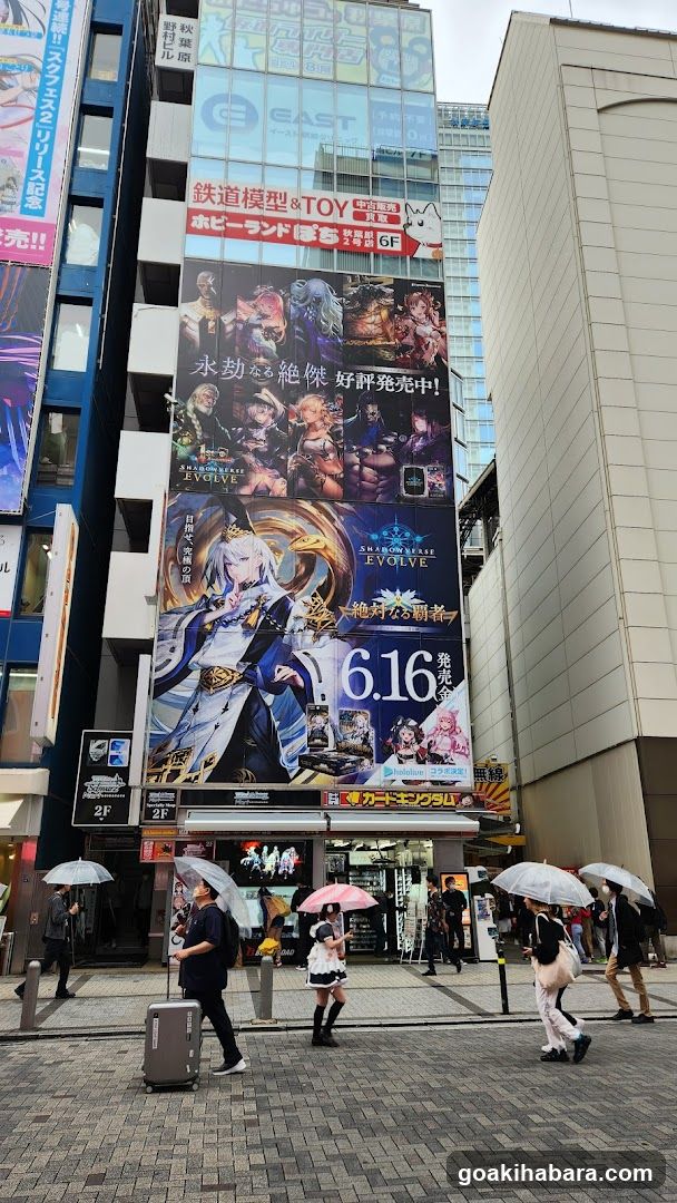 Street Scene with Large Building Advertisements
