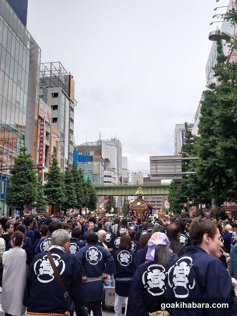 Shrine Festival Procession in Tokyo