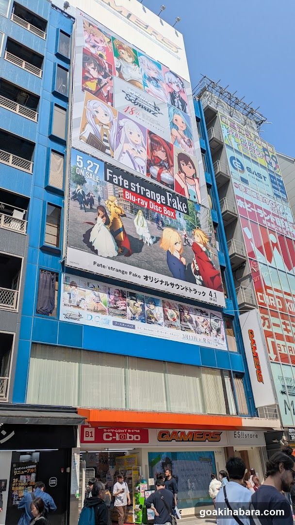 Anime Poster Building Facade