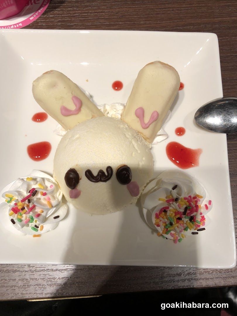 Rabbit Ice Cream Dessert