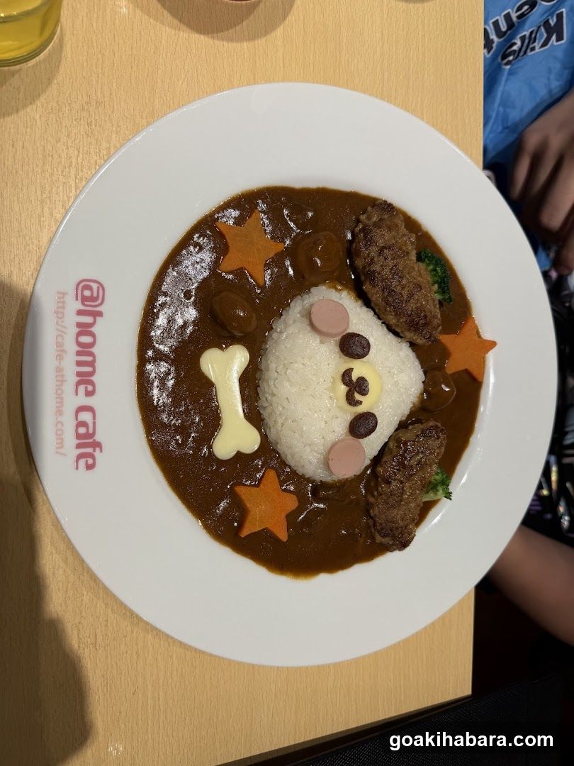 Cute Character Curry Rice at @home cafe