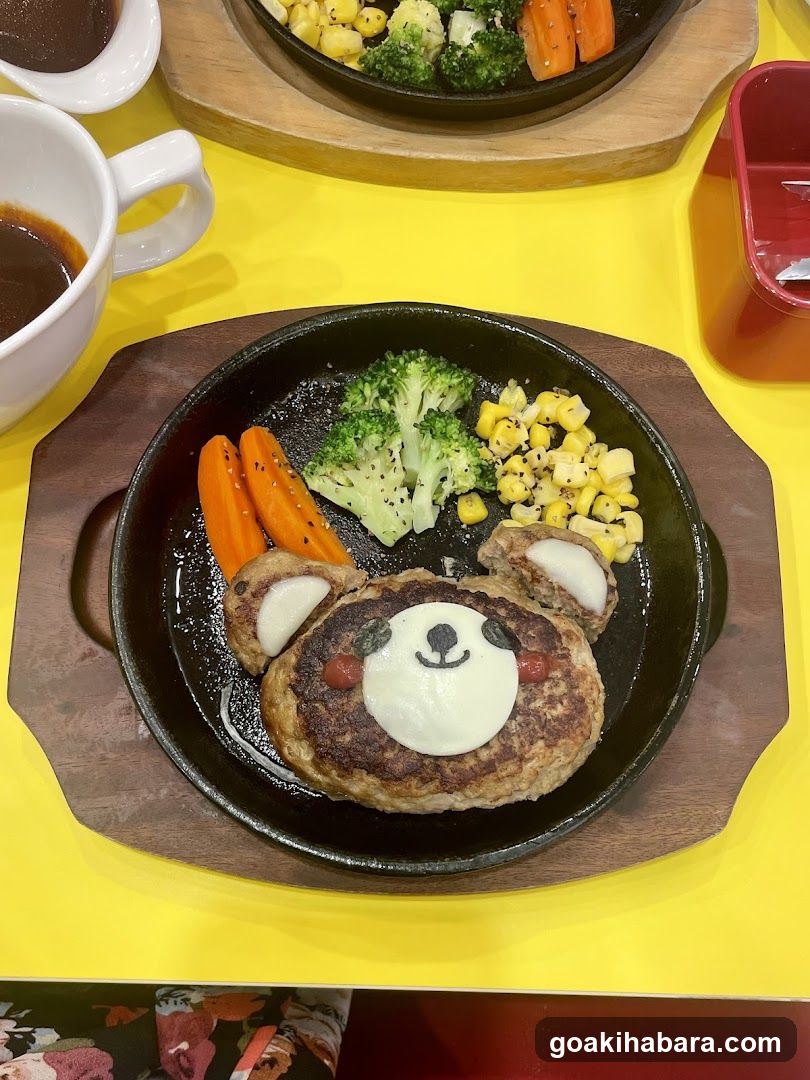 Bunny Pancake with Vegetables