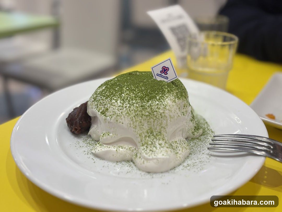 Matcha Dessert with Whipped Cream