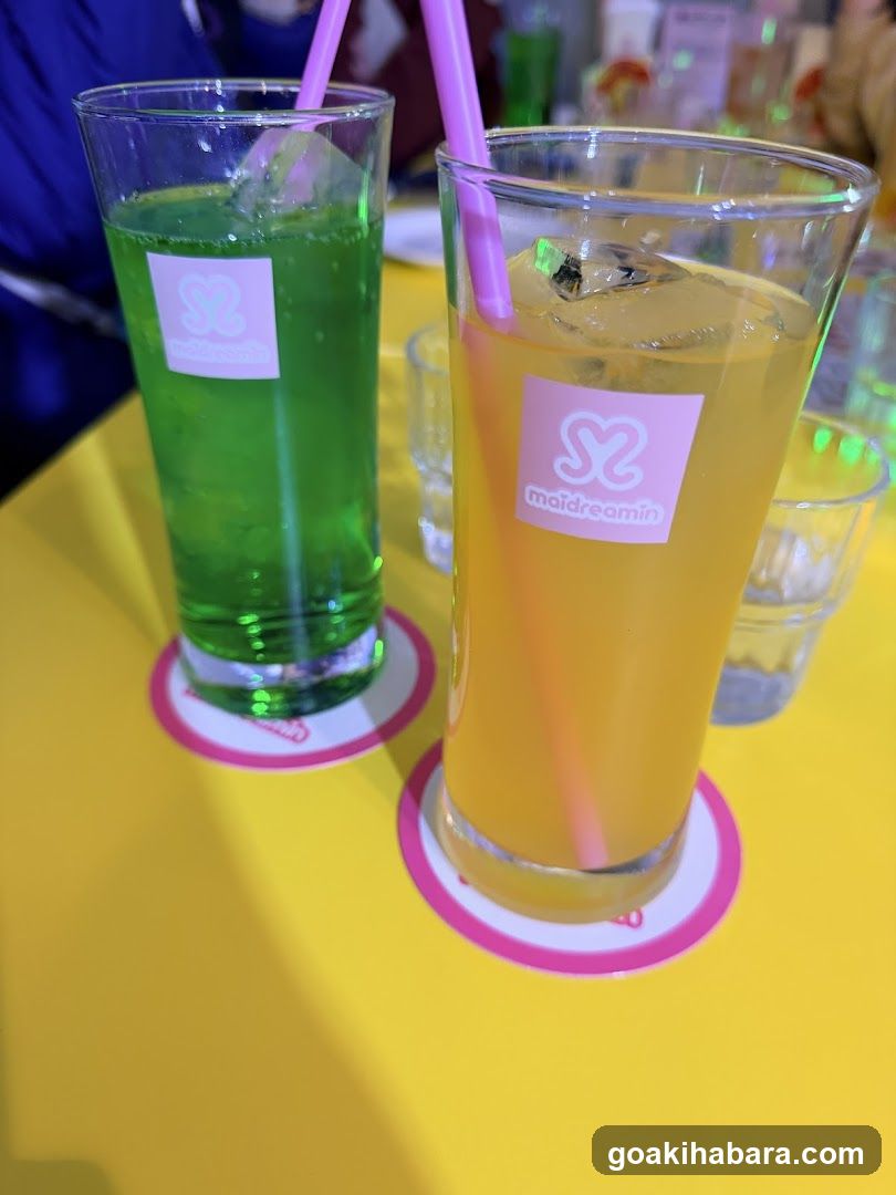 Colored Drinks on Yellow Table
