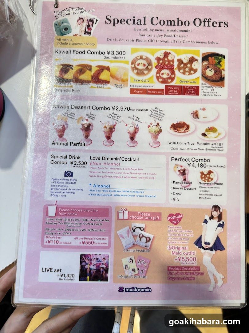Special Combo Offers Menu