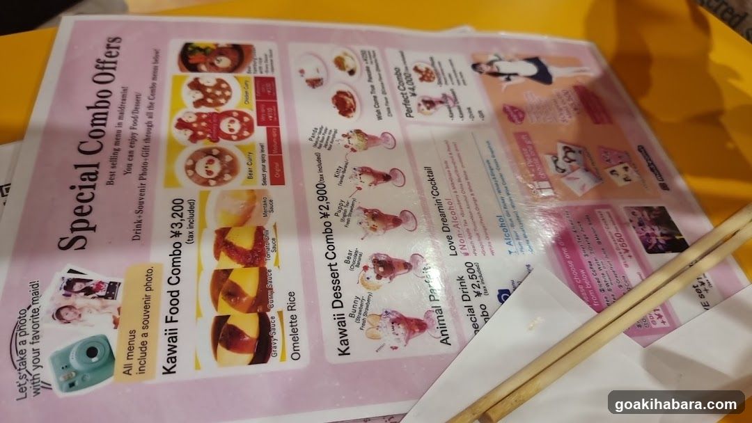 Special Combo Offers Menu