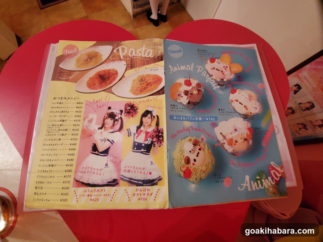 Food Menu Spread