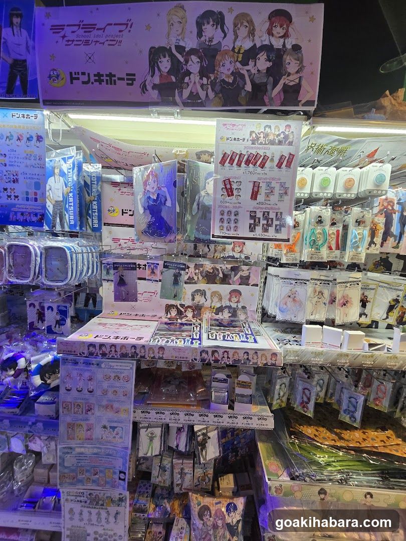 Anime Merchandise Display