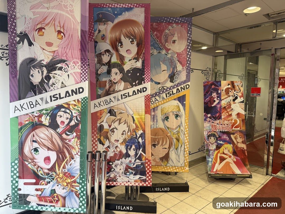 Anime Merchandise Display