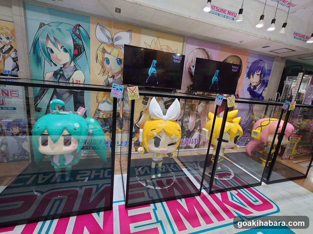 Hatsune Miku Merchandise Display