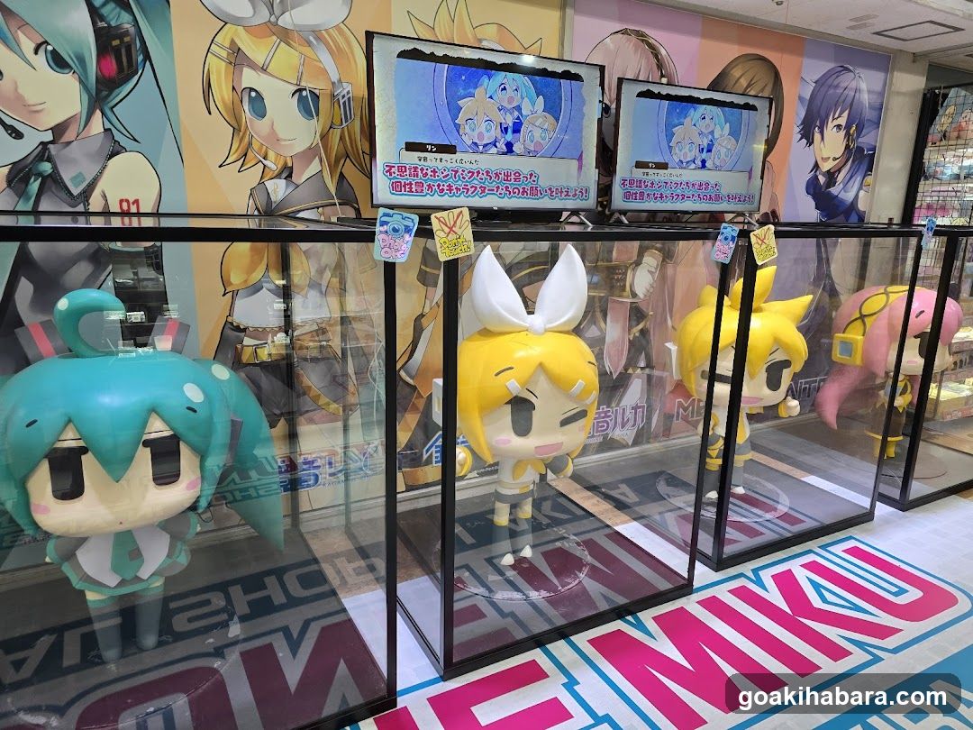Hatsune Miku Merchandise Display