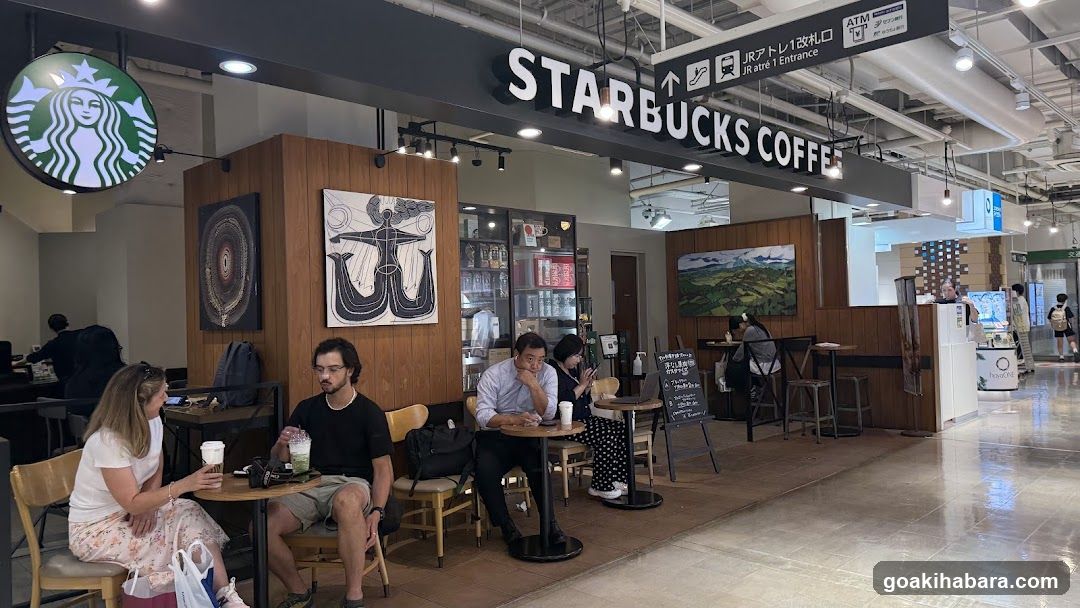 Starbucks Coffee Interior Scene
