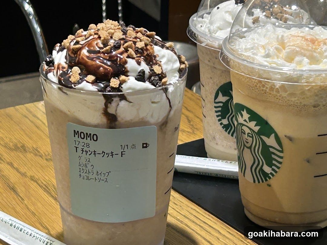 Starbucks Drinks with Topping