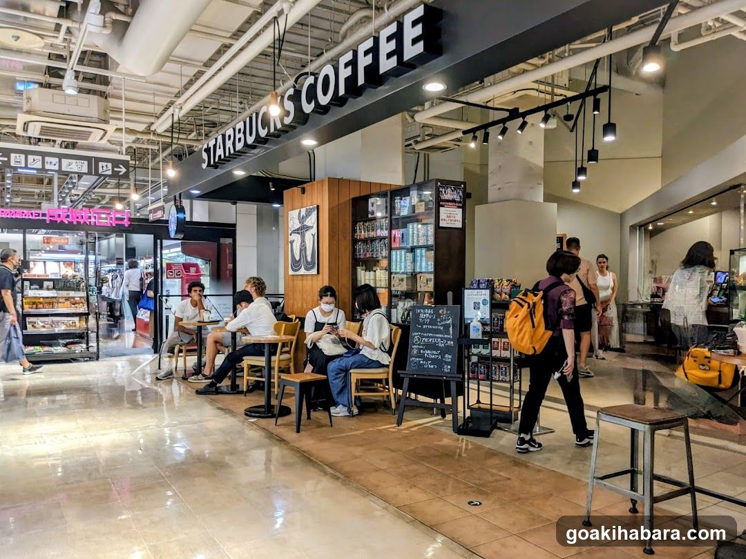 Starbucks Coffee Interior Scene