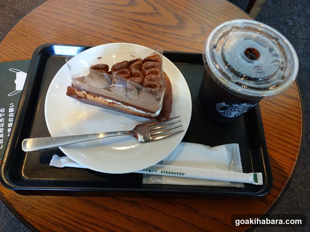 Starbucks Dessert and Drink Tray