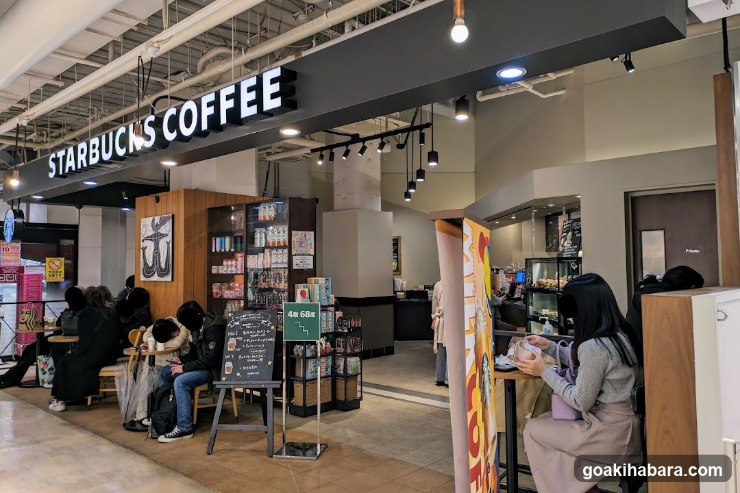 Starbucks Coffee Interior Scene