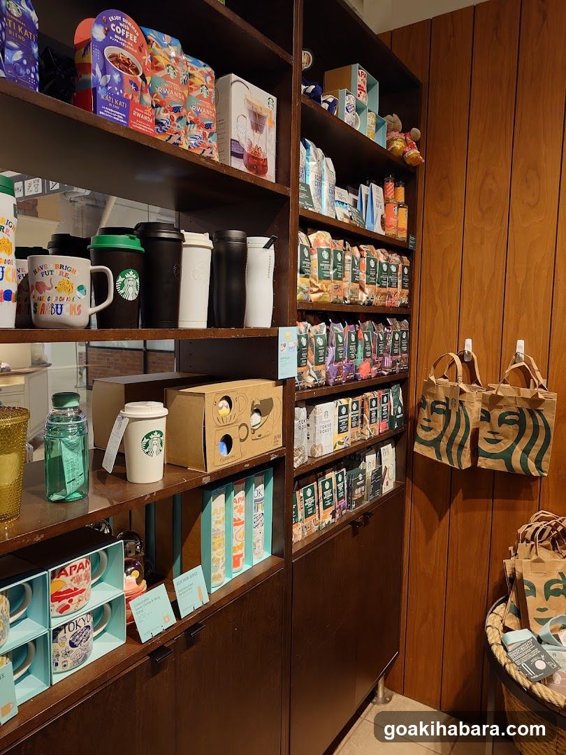 Starbucks Store Interior Display