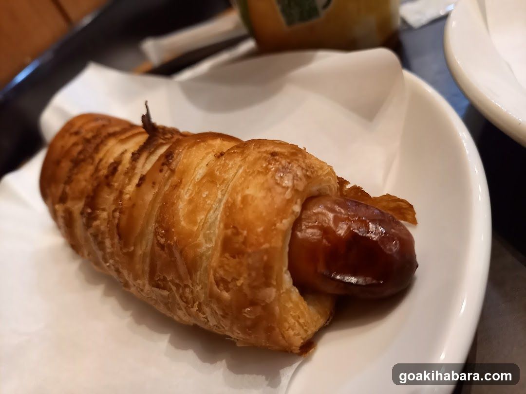 Croissant with Sausage