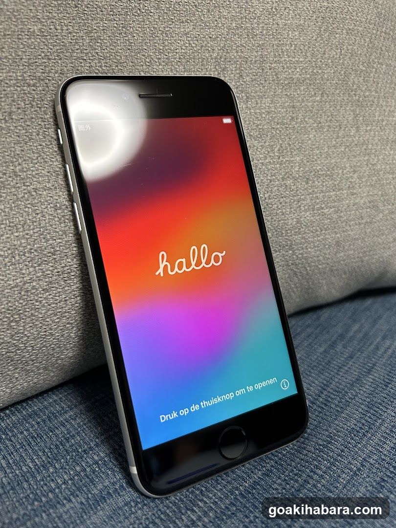 iPhone Setup Screen