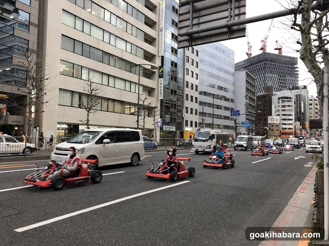 Go-kart Parade in Urban Street