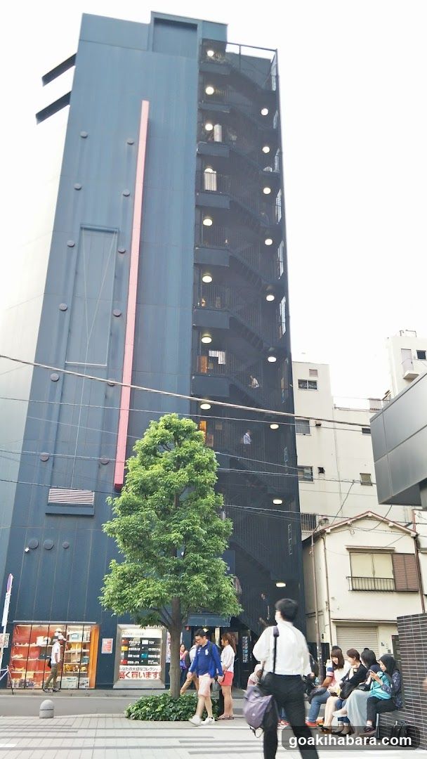 Street Scene with Tall Building
