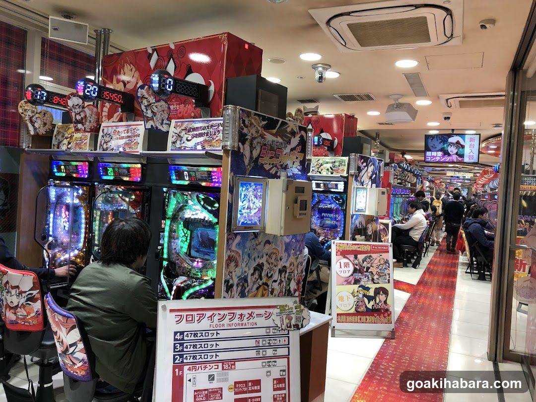 Arcade Interior with Pachinko Machines