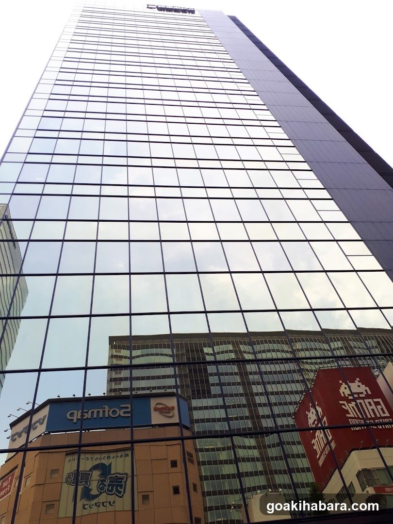 Glass Building Exterior with Reflections