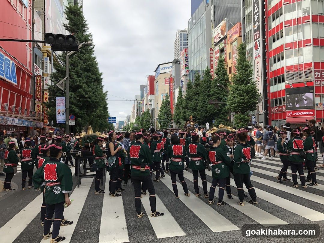 Parade in Shibuya Crossing