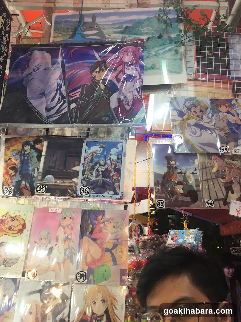 Anime Merchandise Display