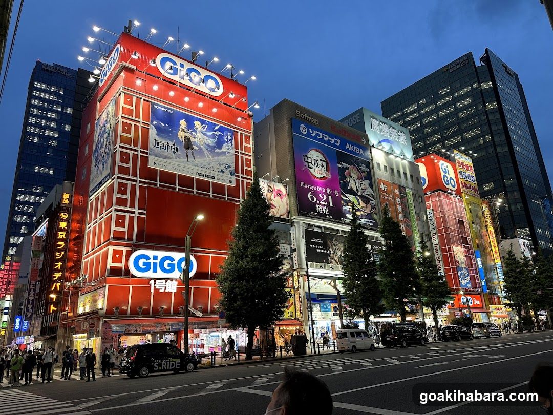 Tokyo Shibuya Crossing at dusk